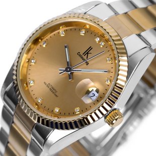 Gold Cheap Automatic Diamond Watches for Men - Click Image to Close