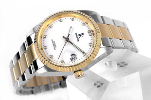Gold Cheap Automatic Diamond Watches for Men - Click Image to Close