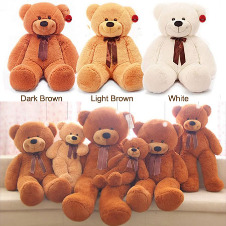 Giant Happy Smiling Teddy Bear Huge Stuffed Plush Birthday Toys - Click Image to Close