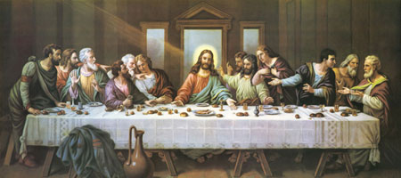 The Last Supper Oil Painting On Canvas Reproduction for Sale - Click Image to Close