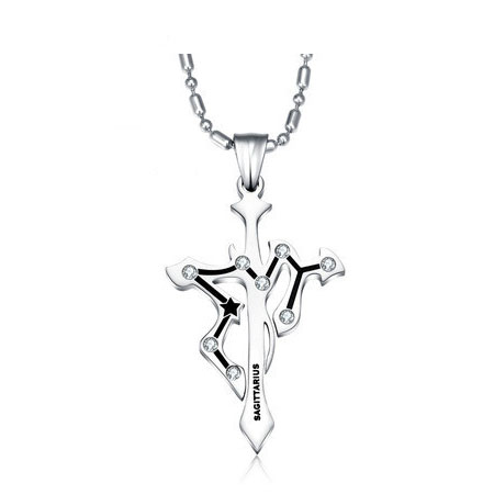 Cool Cross Necklaces for Men Stainless Steel Titanium - Click Image to Close