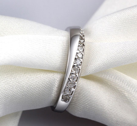 Gravierbare Sterling Silber passende Versprechensringe für Paare