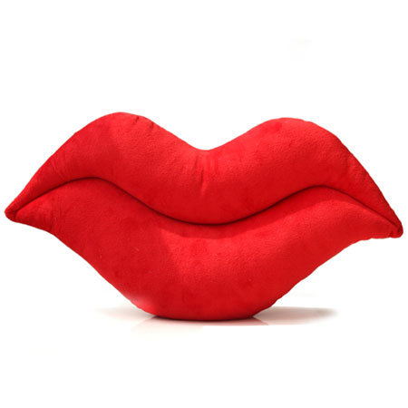 Rote und rosa Lippenkissen dekorative Kissen für Liebhaber