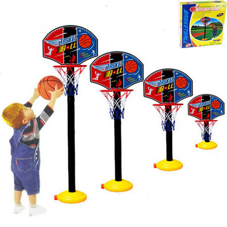 Juego de juguetes de baloncesto para niños pequeños Aros de baloncesto ajustables
