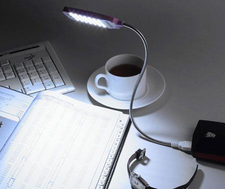 Lámpara de mesilla de noche contemporánea pequeña con USB