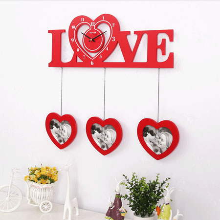 Cadeau romantique-Sweet Heart -Horloge murale