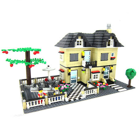 Éducatif 3D Puzzle Toy House Building Blocks & Briques pour enfant