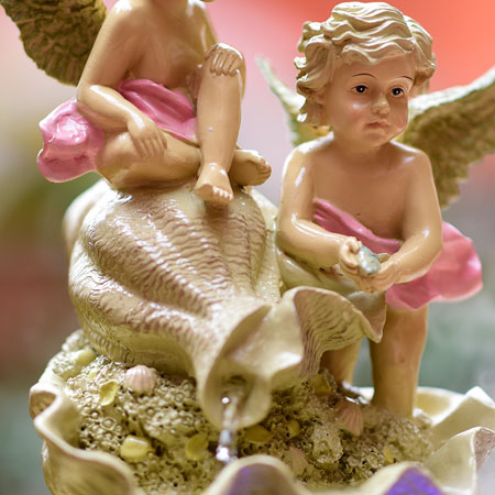 Angel Water Fountain for Indoor Ornament Decoration