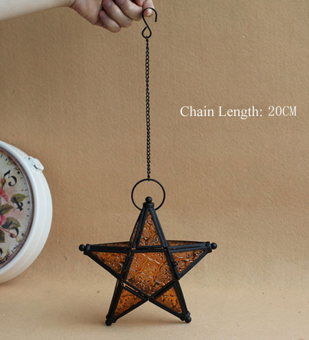 Hanging Tealight Holder-Christmas Star Candle holders