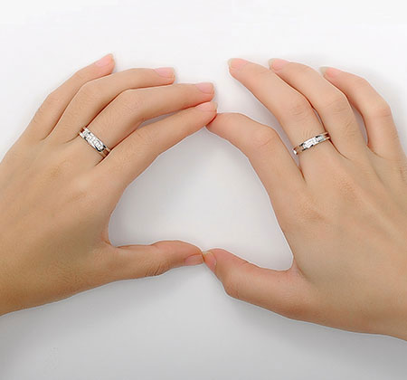 Set di anelli di fidanzamento per matrimonio con croce celtica in argento cristiano CZZ