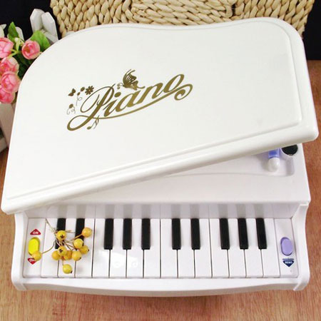 Blauw kinderspeelgoed Elektronisch pianotoetsenbord Muzikaal babyspeelgoed