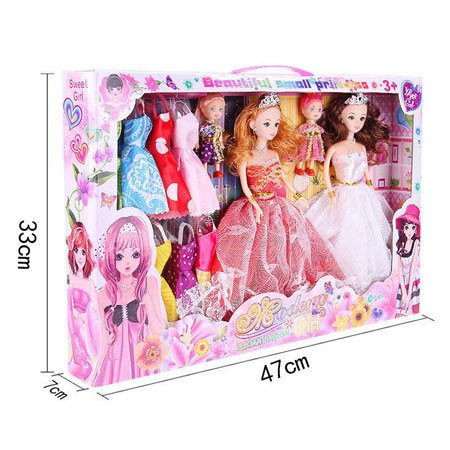 Verkleed Prinses Barbie & Ken Family Toys