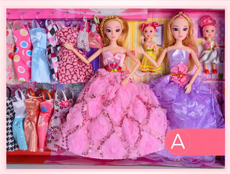 Ubrana księżniczka Barbie i Ken Family Toys