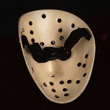 Máscara assustadora de Halloween de Jason em \"Sexta-feira 13\"