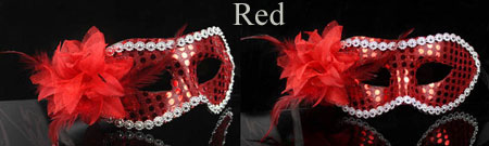 Máscaras de baile de máscaras de penas roxas para mulheres