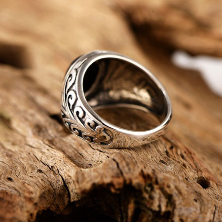 Потрясающие овальные антикварные кольца из стерлингового серебра с рубином и драгоценными камнями