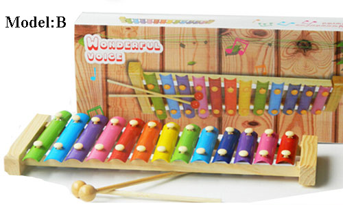 Деревянная детская игрушка Xylophone Glockenspiel Musical для малышей